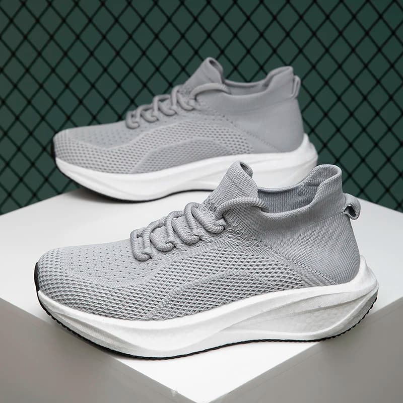 High Elastic Cushion Unisex Mesh Running Shoes Multi Sided Mesh Openings Full Air Exchange Long Hour Standing Outdoor Walking