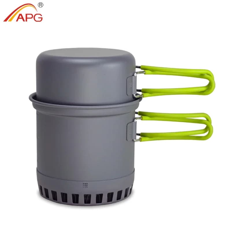 APG Ultralight Camping Cookware Cooking System Outdoor Tableware Bowl Pot Pan Utensils Cutlery