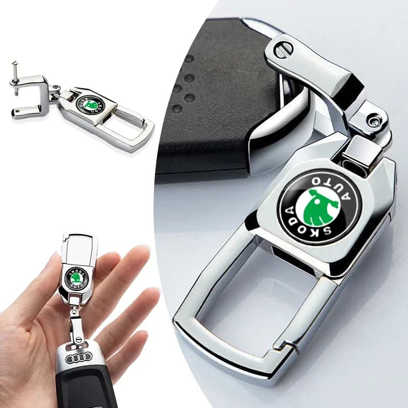 2025 Portachiavi Hot Portachiavi per auto Fascino per Skoda Octavia 2 3 MK2 MK1 2 3 A5 Superb Rapid Kodiaq Fabia Roomster Interni Ac