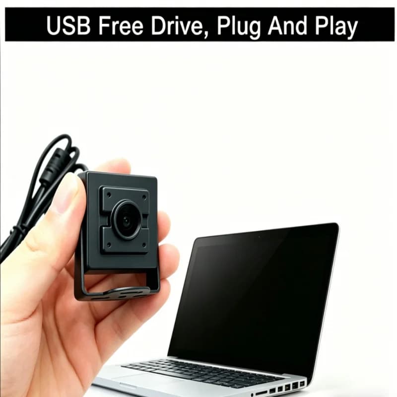 Modulo Fotocamera 5MP 2K con Autofocus CMOS OV5693, Webcam USB UVC Plug & Play per PC, Compatibile con Creality Falcon 2, Xtool, Lightburn