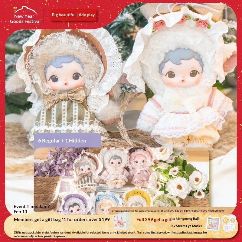Dapiaoliang Trendy Play Blind Box Xiao Kui Serie Pastoral Song Peluche Carino Stile Pastorale Ornamento Decorativo da Collezione
