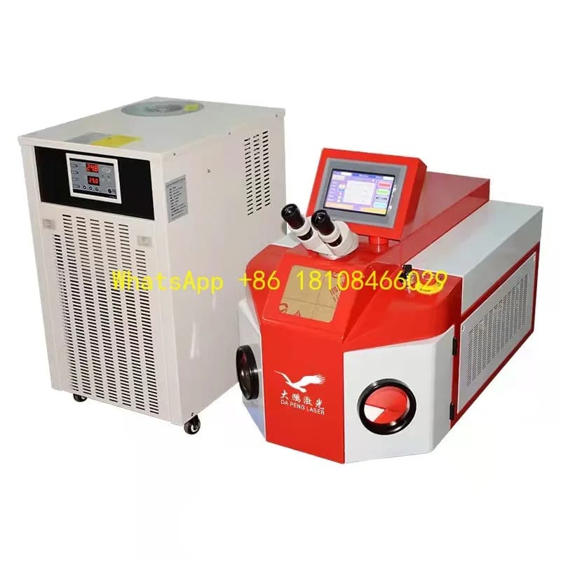Kit Microscopio per Stazioni di Rilavorazione a Riflusso, Saldatrice Laser Portatile a Impulsi Nd:YAG per Gioielli