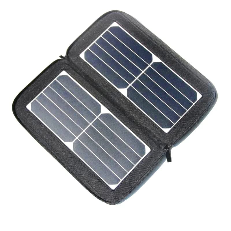 Caricatore da pannello solare pieghevole da 16 W 5 V per caricatore di celle solari portatile mobile con caricatore solare tascabile doppio USB