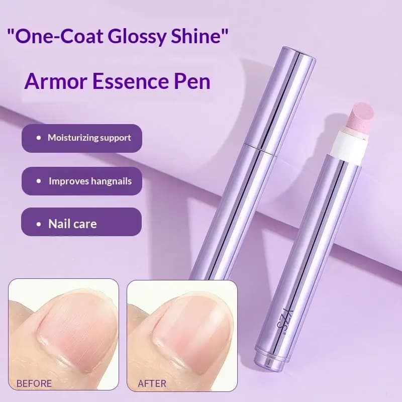 Penna 3-in-1 per cuticole, olio per unghie, rimuovi cuticole e pelle morta, con punta in ceramica per la cura delle unghie, resistente agli scheggiamenti.