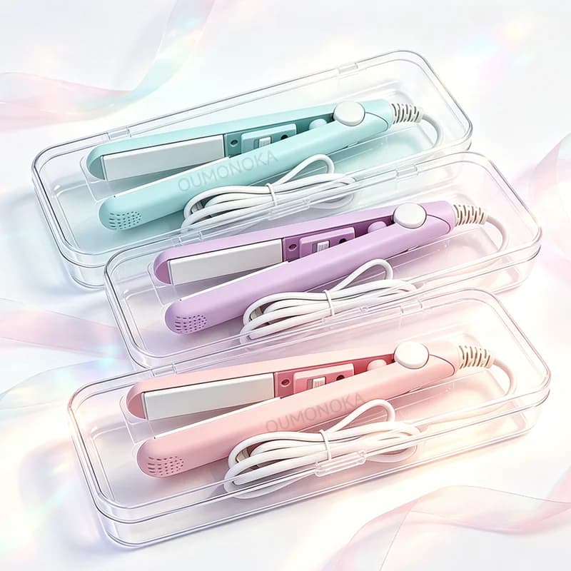 New iron curler mini hair plate iron ceramic ironing tools for styling curler for hair plate for beard