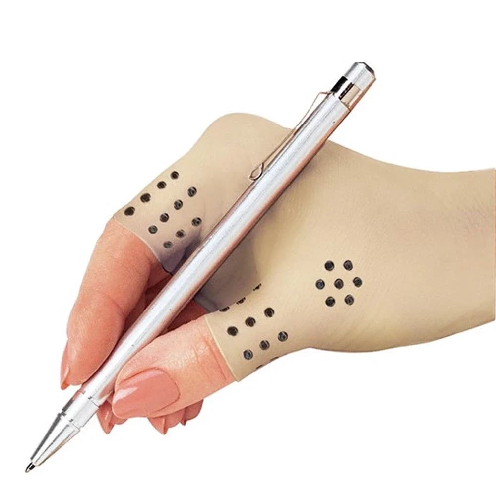2 Pz/paia Terapia Magnetica Guanti Senza Dita Artrite Sollievo Dal Dolore Guarigione Articolazioni Brace Supporta Assistenza Sanitaria Sport Polso Sicuro