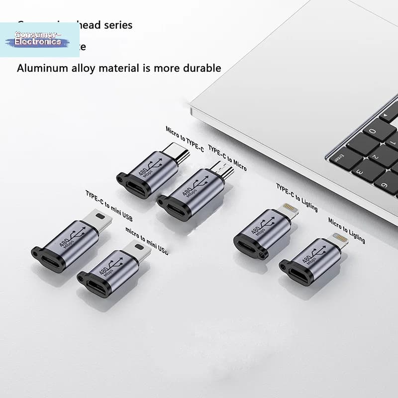 【Adattatore USB-C a Micro USB Mini USB da 1 pezzo, convertitore da USB-C femmina a Micro USB maschio per telefono, tablet, fotocamera, adattatore di ricarica】