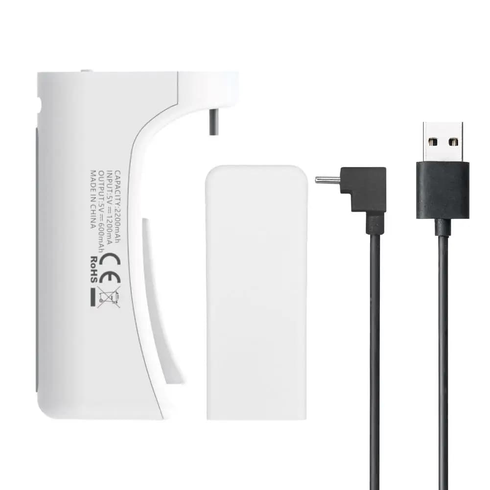 Batteria USB Tipo C da 2000mAh con Display LED per Controller PS5, Kit di Ricarica e Gioco per Controller Elite PS5, Accessori per Gaming