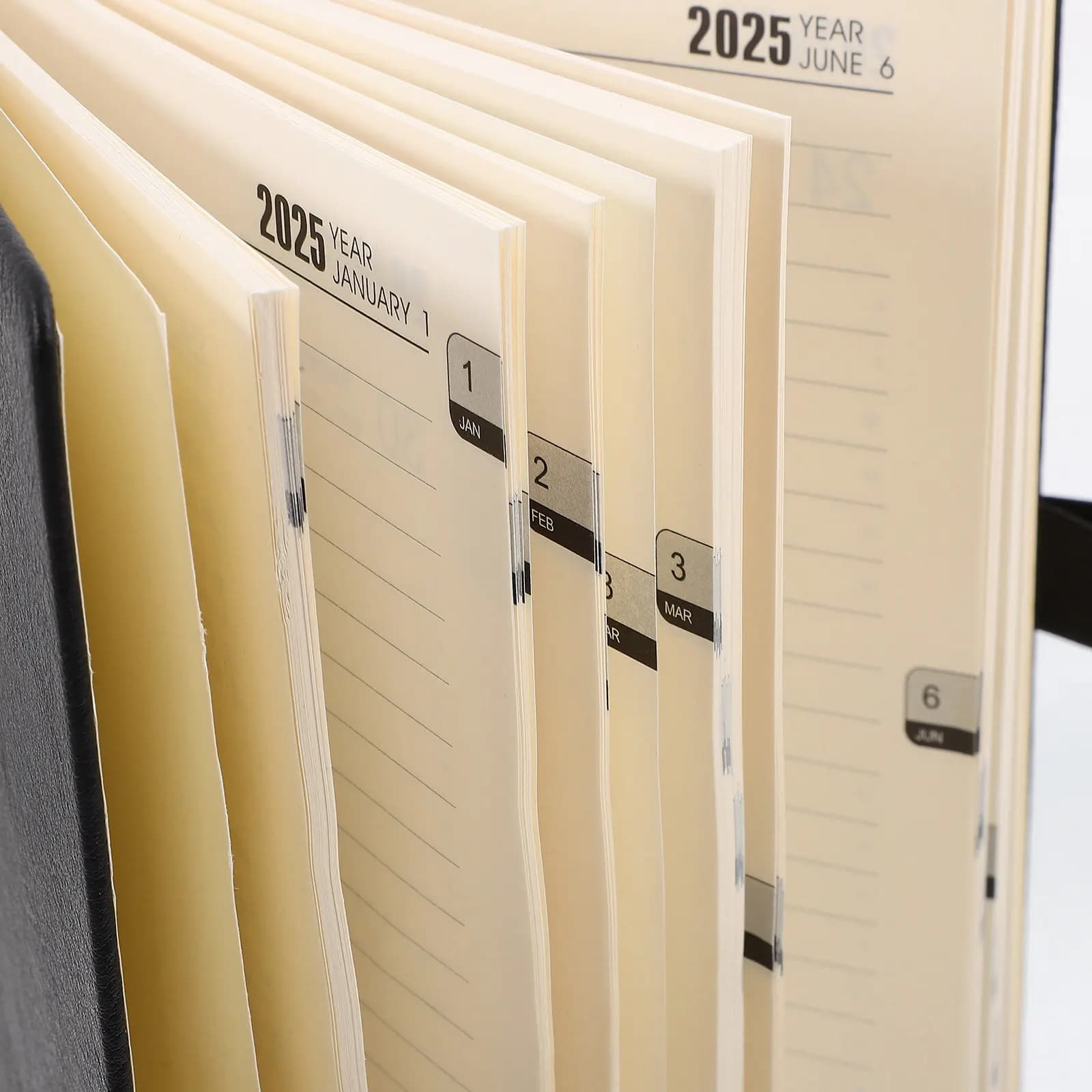 Agenda Accademica Portatile, Calendario Mensile 2025, Organizer per Ufficio, Quaderno per Appunti Quotidiani