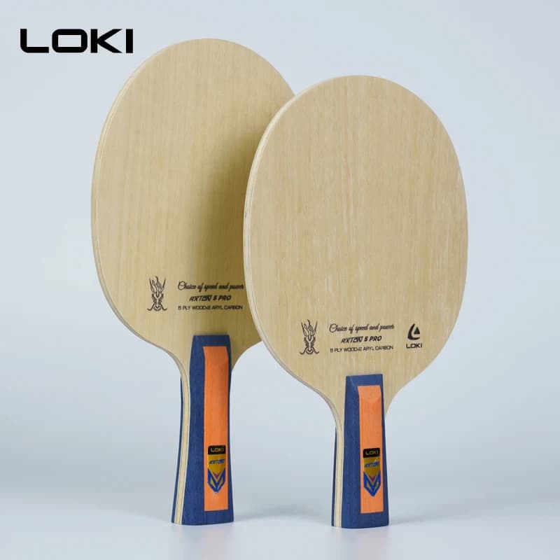 LOKI RXTON 5 Pro carbon fiber basalt ping pong blade innovative advanced ping pong racket for Loop with quick attachment