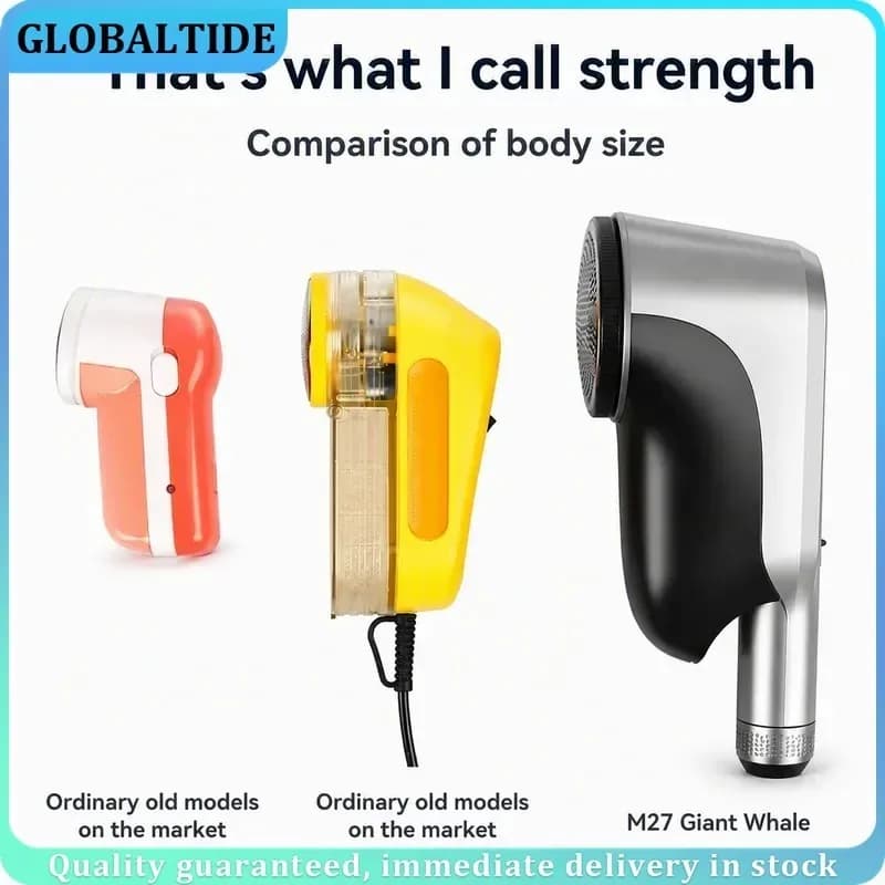 M27 Electric Lint Remover for Clothes High Power Fabric Shaver Stainless Steel Blade Sweater Scarf Ball Trimmer Care Tool