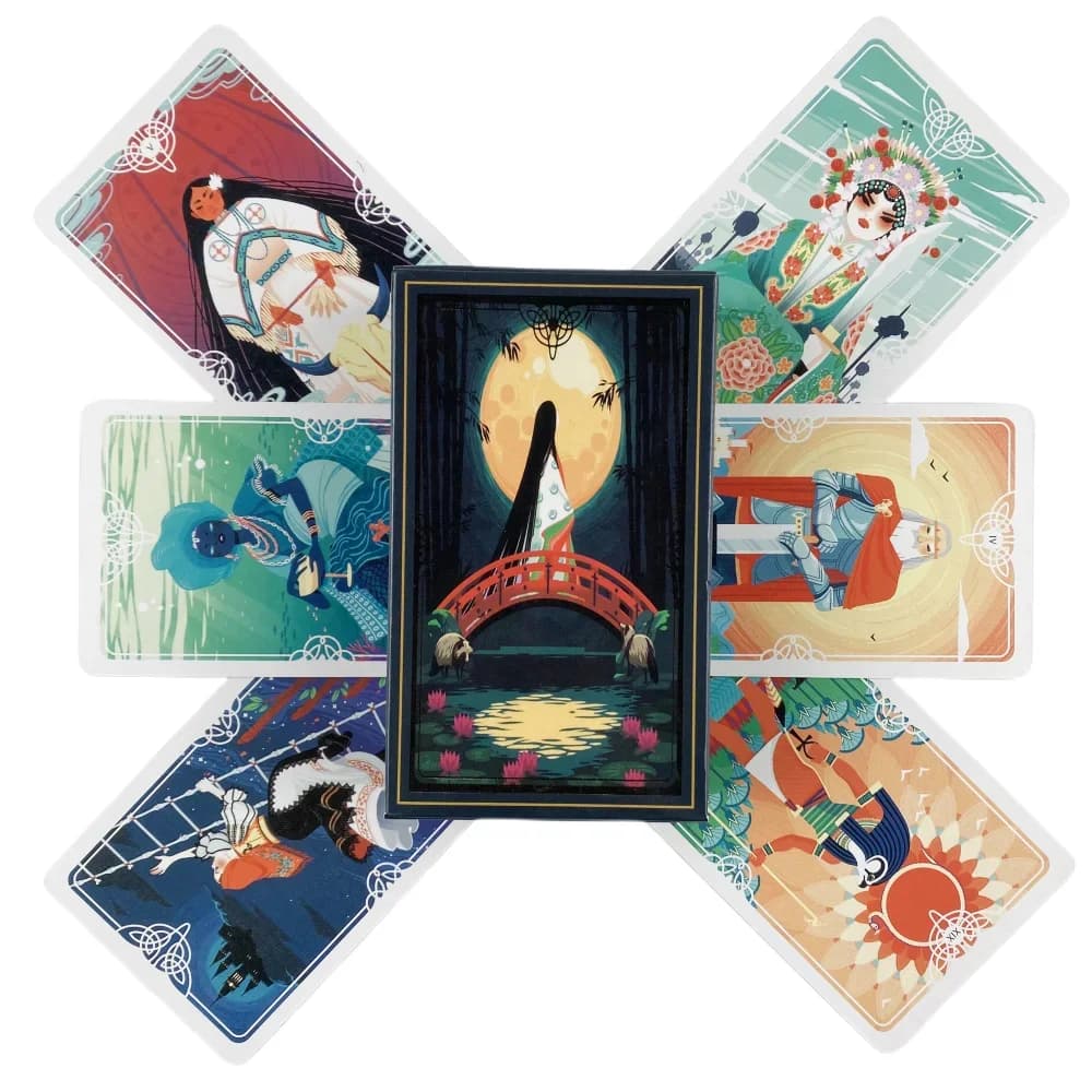 Tarocchi Divini: Mazzo da 78 Carte, Edizione Oracolo in Inglese, Visions Divination Edition, Giochi da Tavolo