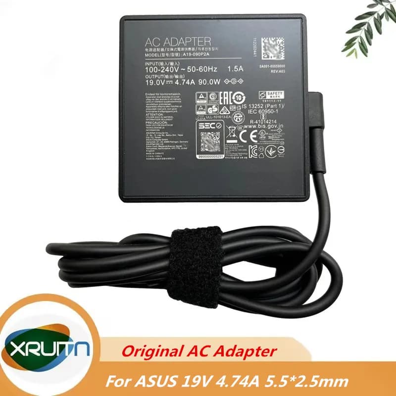 Caricatore adattatore CA originale per alimentatore per laptop ASUS 19V 4.74A 90W 5.5x2.5mm ADP-90LE B