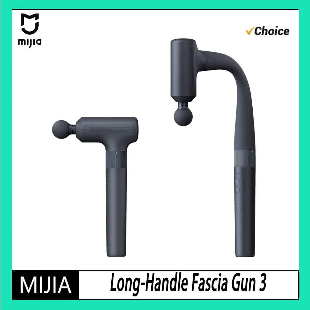 2026 NEW MIJIA Long Handle Fascia Gun 3 Dual Mode Deep Tissue Massager with Long Short Handles Figure 7 Muscle Relax Tool CN
