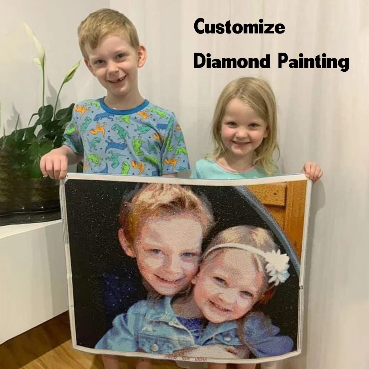 Personalized Custom Photo Diamond Painting Kits Photo Custom Diamond Painting 5D DIY Picture Rhinestones Diamond Embroidery Home