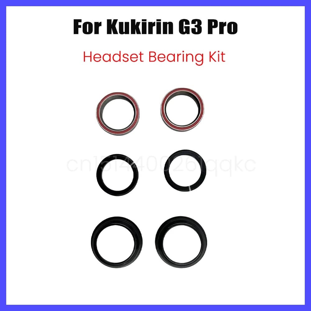 Headset Bowl Group Bearing 6-Piece Set For Kukirin G3 Pro Electric Scooter Original Spare Parts