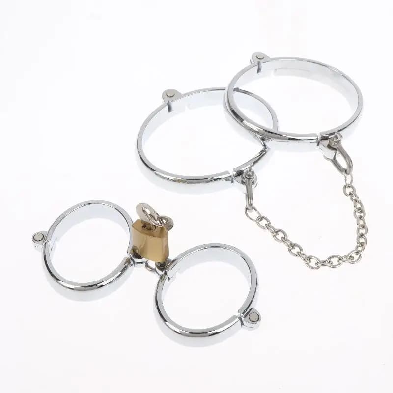 1 Paio di Accessori per Strumenti di Contenimento Fai-da-te in Metallo, Anello a Catena Ellittico, per Uomo e Donna, per Uso Domestico