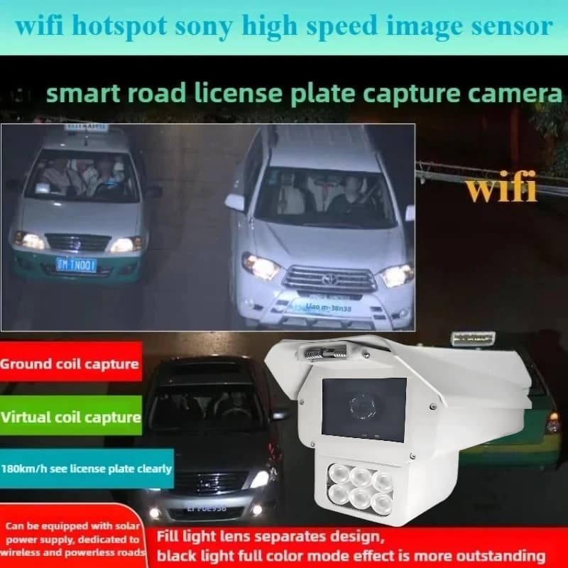 WiFi/network cable license plate smart video storage Security Security Surveillance Road camera