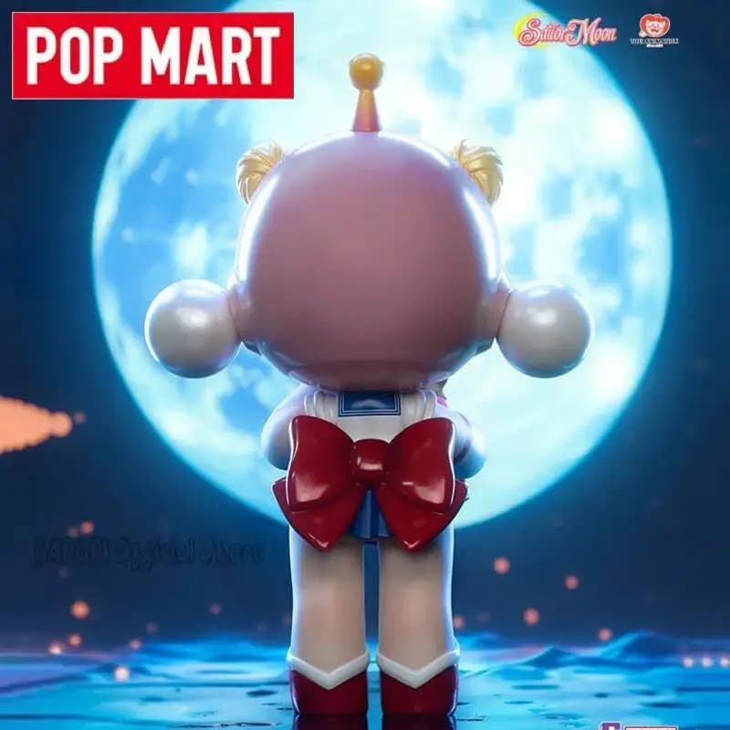 POPMART SKULLPANDA Sailor Moon Series Anime Action Figure Guess Bag Ornamento Figurine Scatola cieca Modello di bambole da tavolo
