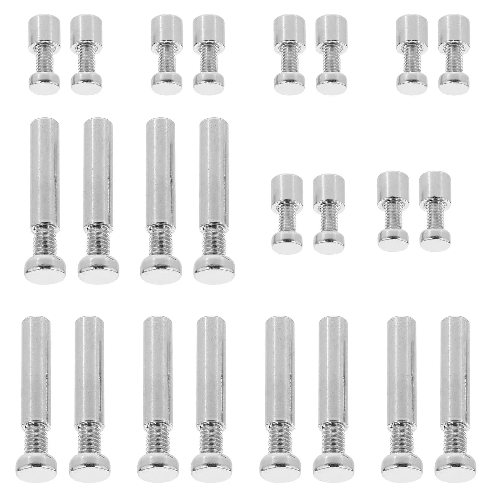 6Set Picture Frame Screw Kit Metal Support Brackets Easy Installation Wall Mount Glass Photo Frame Hardware Clips for Home