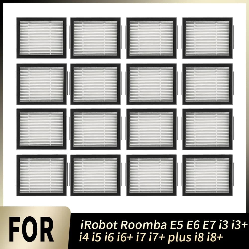 Filtro Antipolvere Lavabile per Aspirapolvere Robot iRobot Roomba E5 E6 E7 i3 i3+ i4 i5 i6 i6+ i7 i7+ i8 i8+ Filtro HEPA