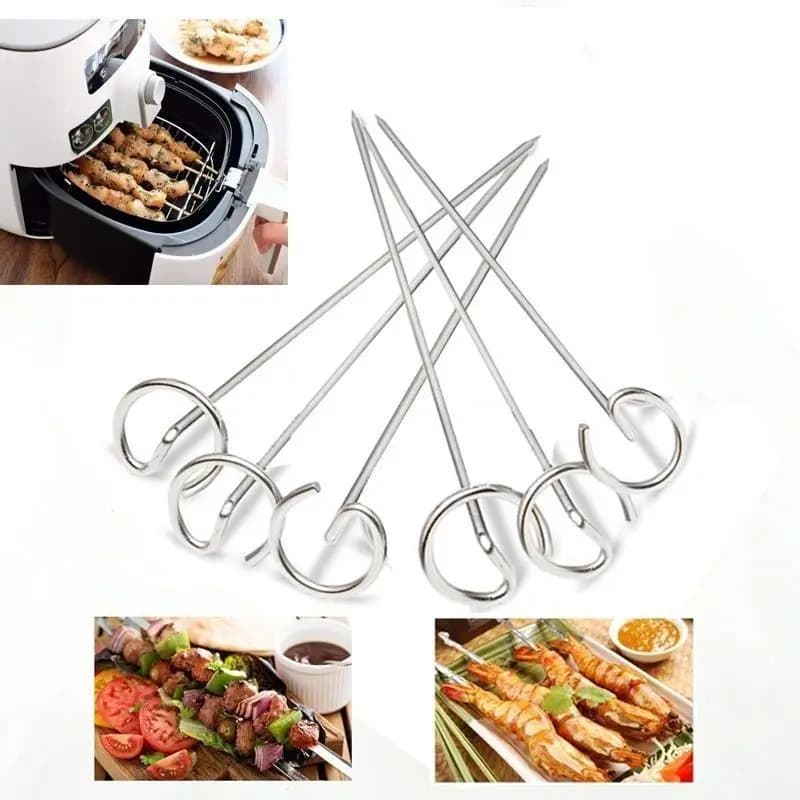 Air Fryer Oven Vertical Round Spiedini Sign Grid Accessories Stainless steel oven needle 304 21 cm