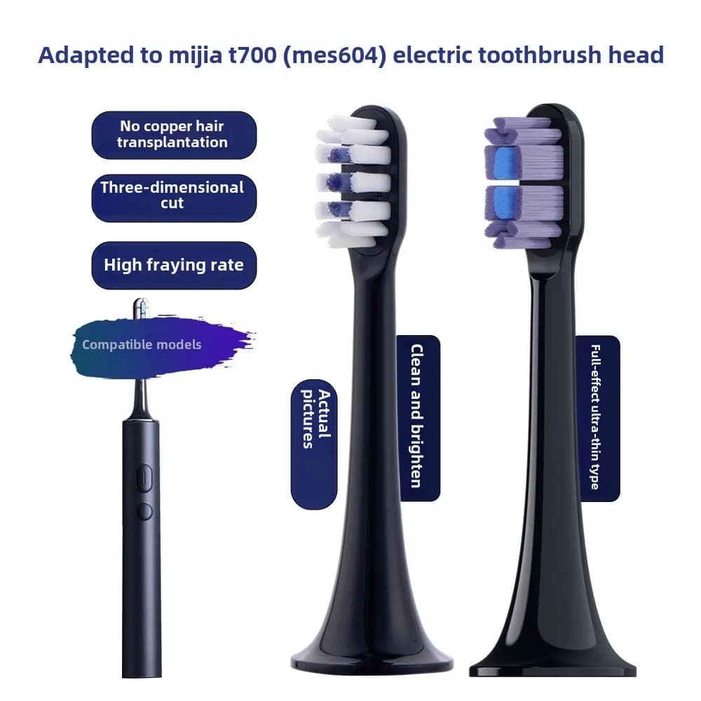 8 brush heads suitable for electric toothbrush Mijia T700 MES604 MBS304 full effect white clean and bright