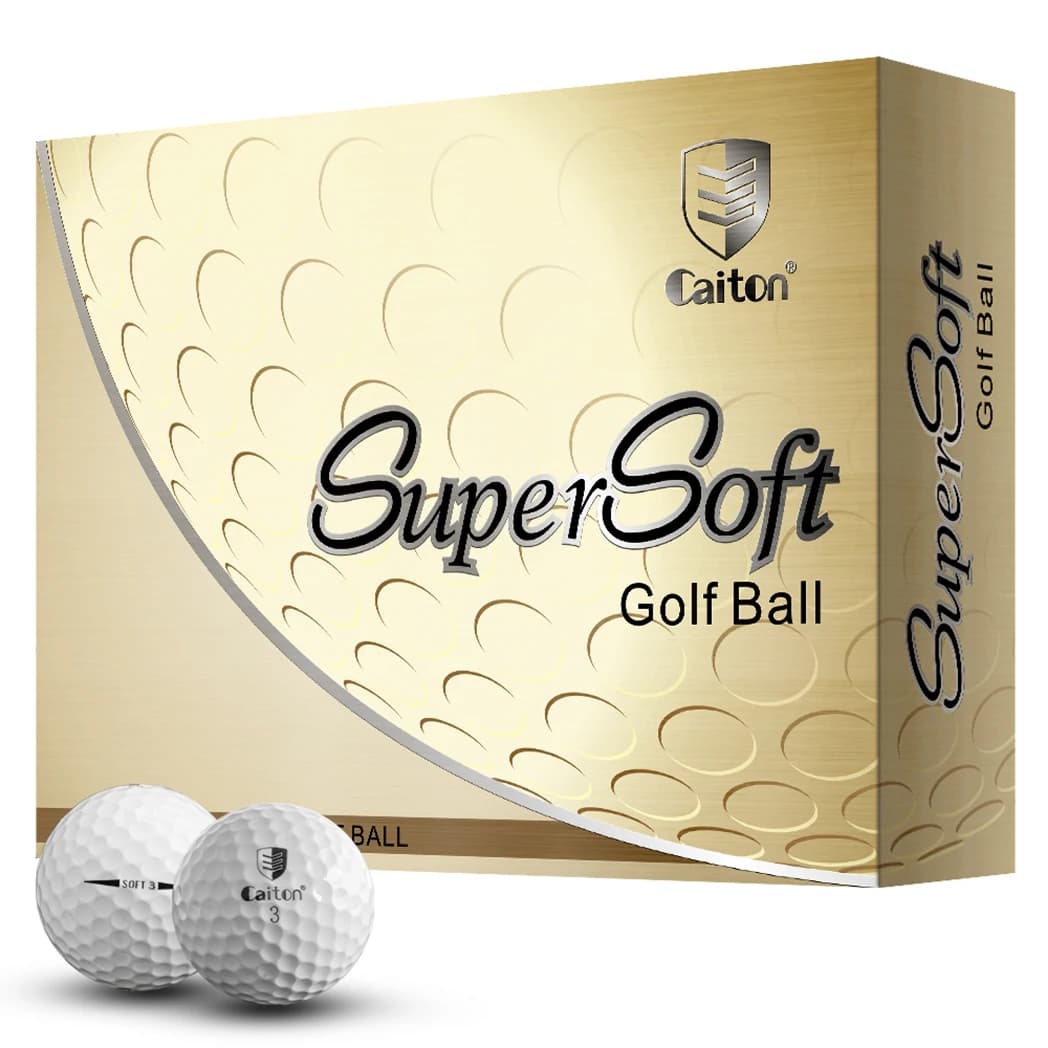Palline da gioco da golf Caiton 12 pezzi, struttura a 2-5 strati (Opt), prestazioni di gioco professionali, adatte a diverse velocità di rotazione elevate