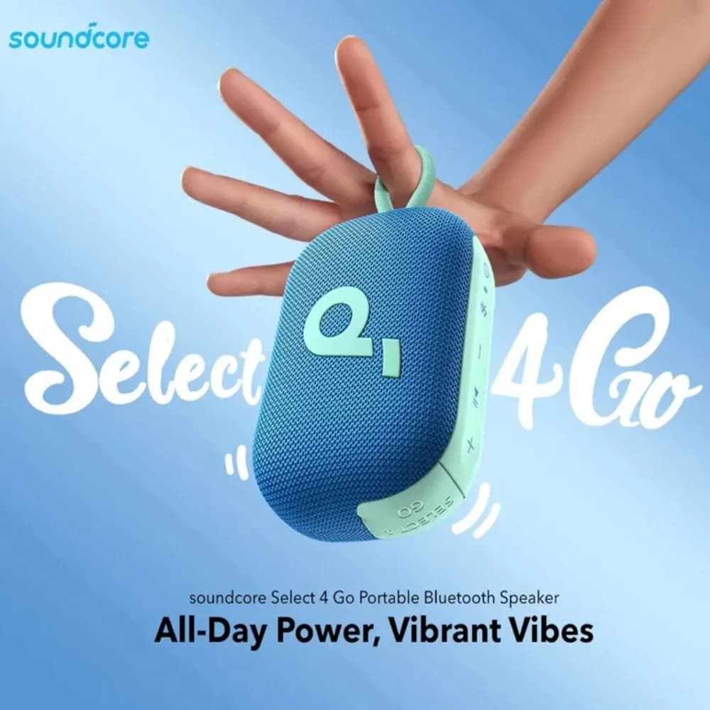 Anker Soundcore A31X1 Select 4 Go Bluetooth5.4 Speaker IP67 Waterproof Floatable 20H Playtime Outdoor Mini Wireless Sound Box