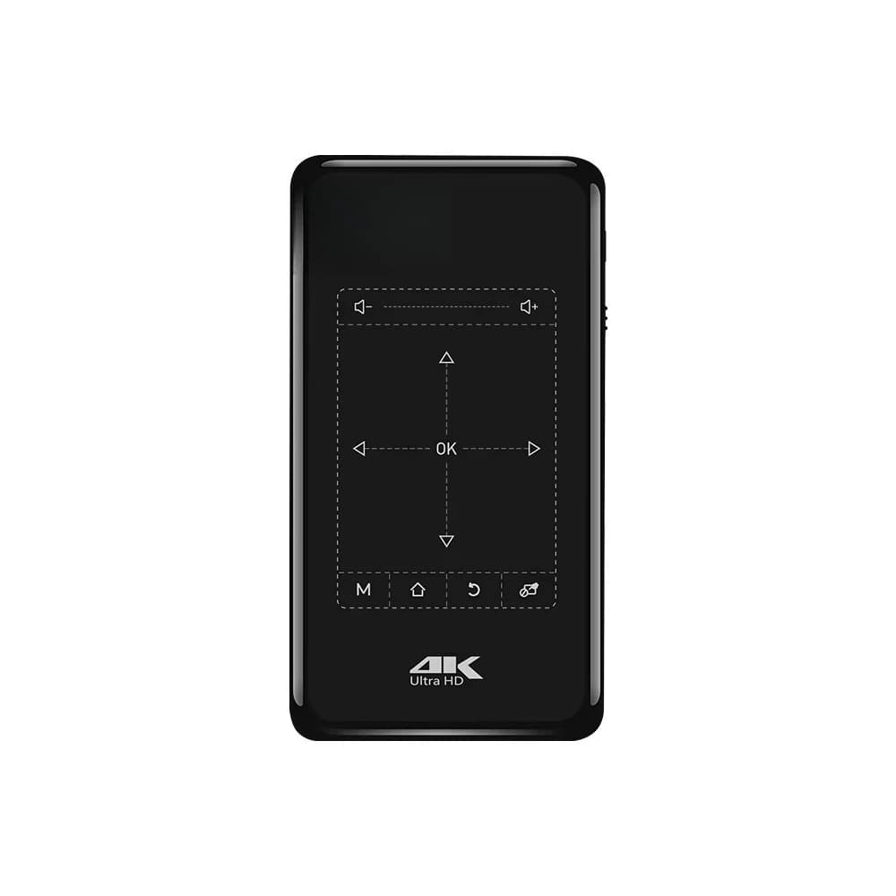 Proiettore intelligente portatile DLP P09 5G Dual WiFi Touch Panel Amlogic T972 Android 9 1 + 8GB 2 + 32GB DLP 4K Mini proiettore ricaricabile