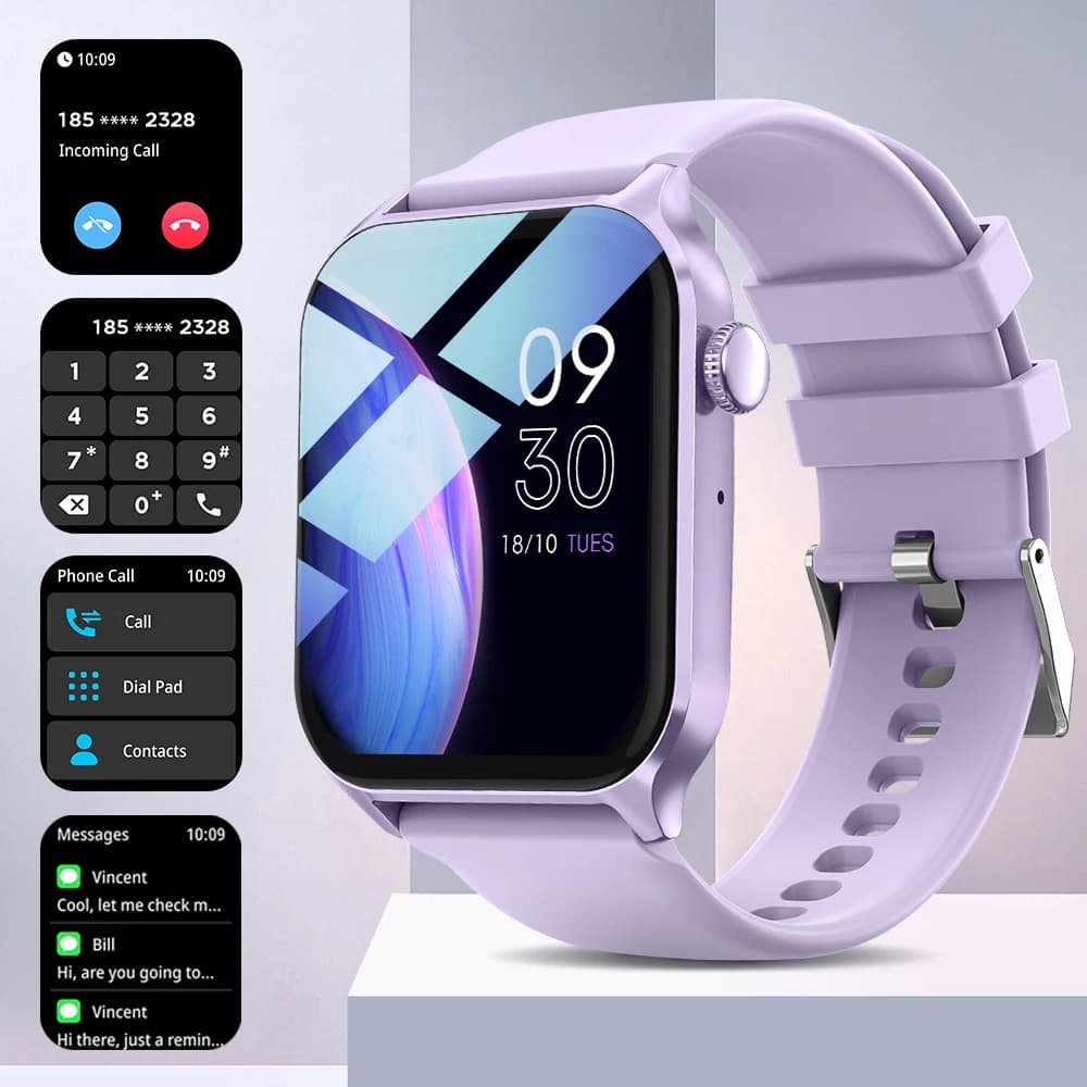 PEJE Smart Watch multifunctional for men and women of high quality - 4.65 cm screen, Watsapp message reminder support