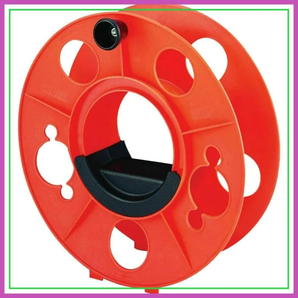 Avvolgitubo Resistente da 150' per Tubo da Giardino, Avvolgicavo Retrattile, Avvolgimento Automatico