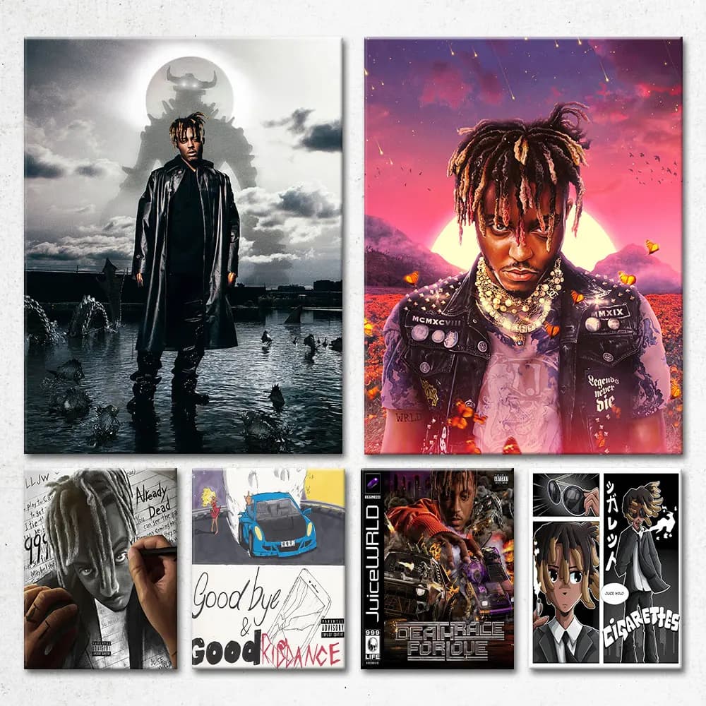 1 pezzo di tela tesa, poster con copertina iconica dell'album di Star, stile decorativo pop culture, per pareti di camera da letto e soggiorno.