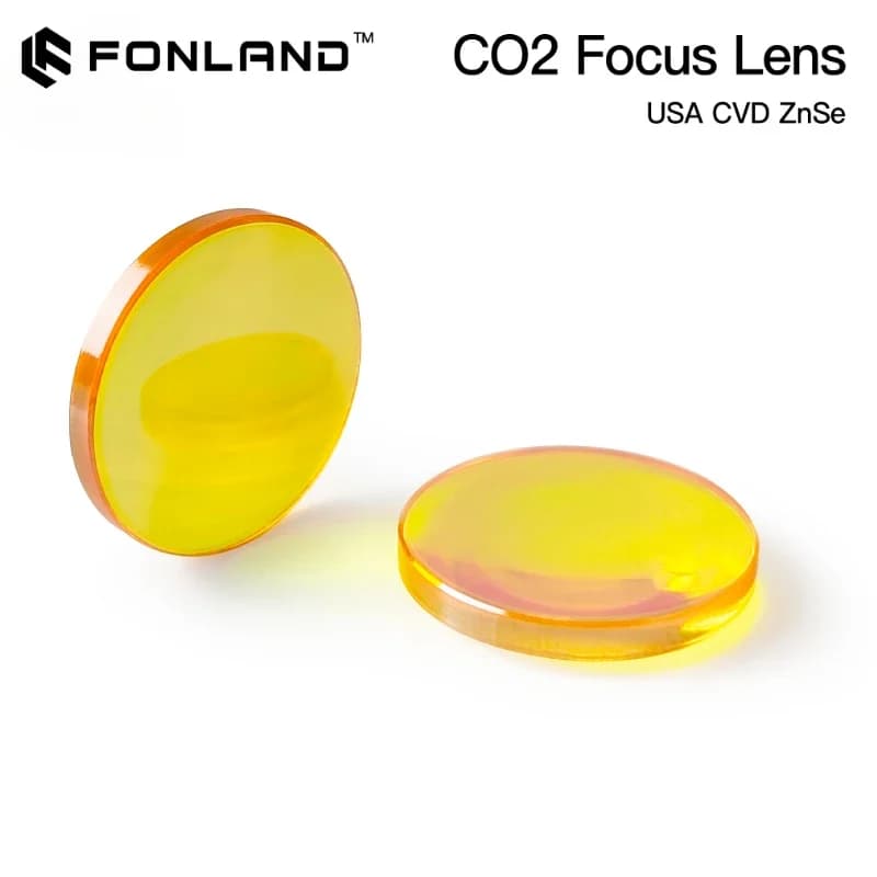 Obiettivo di messa a fuoco Fonland USA CVD ZnSe DIA 12 15 18 19.05 20 FL 38.1 50.8 63.5 76.2 101.6 127mm per macchina da taglio per incisione laser CO2