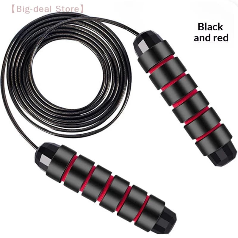 【M】1 Set Anti-Tangling Steel Wire Jump Rope Adjustable For Skipping Fitness Workout Home Sport Training Equipment