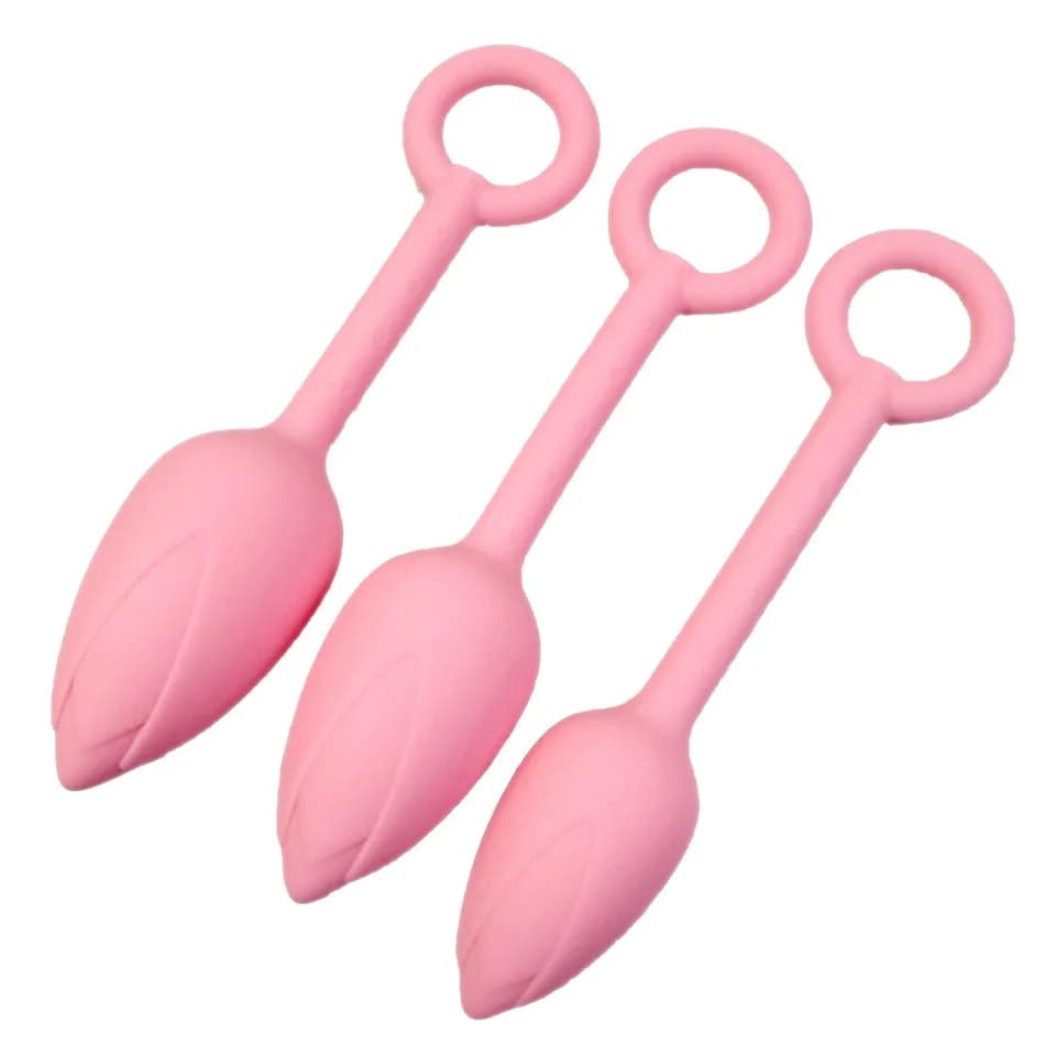 1 pc, Flower Shaped Silicone Vaginal Weights with Scale, Vaginal Muscle Training Balls, Anal Plugs, Adult Sexual Toys