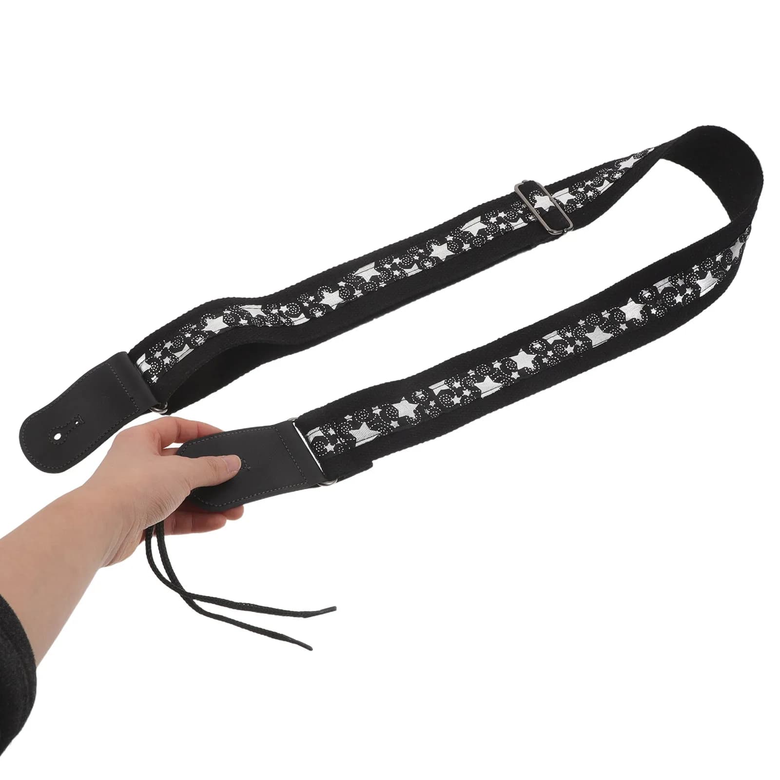 Adjustable Guitar Strap Wide Shoulder Strap PU Leather Belt for Electric Acoustic Guitar Bass Musical Instruments Accessories