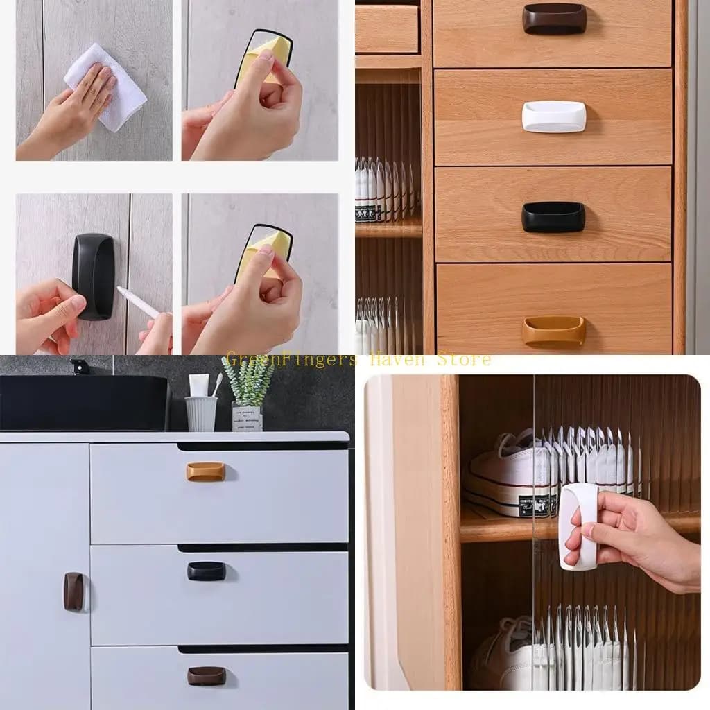 F68D Hardware per mobili Maniglia per porta Maniglia per porta per armadio Maniglie per cassetti 4 colori