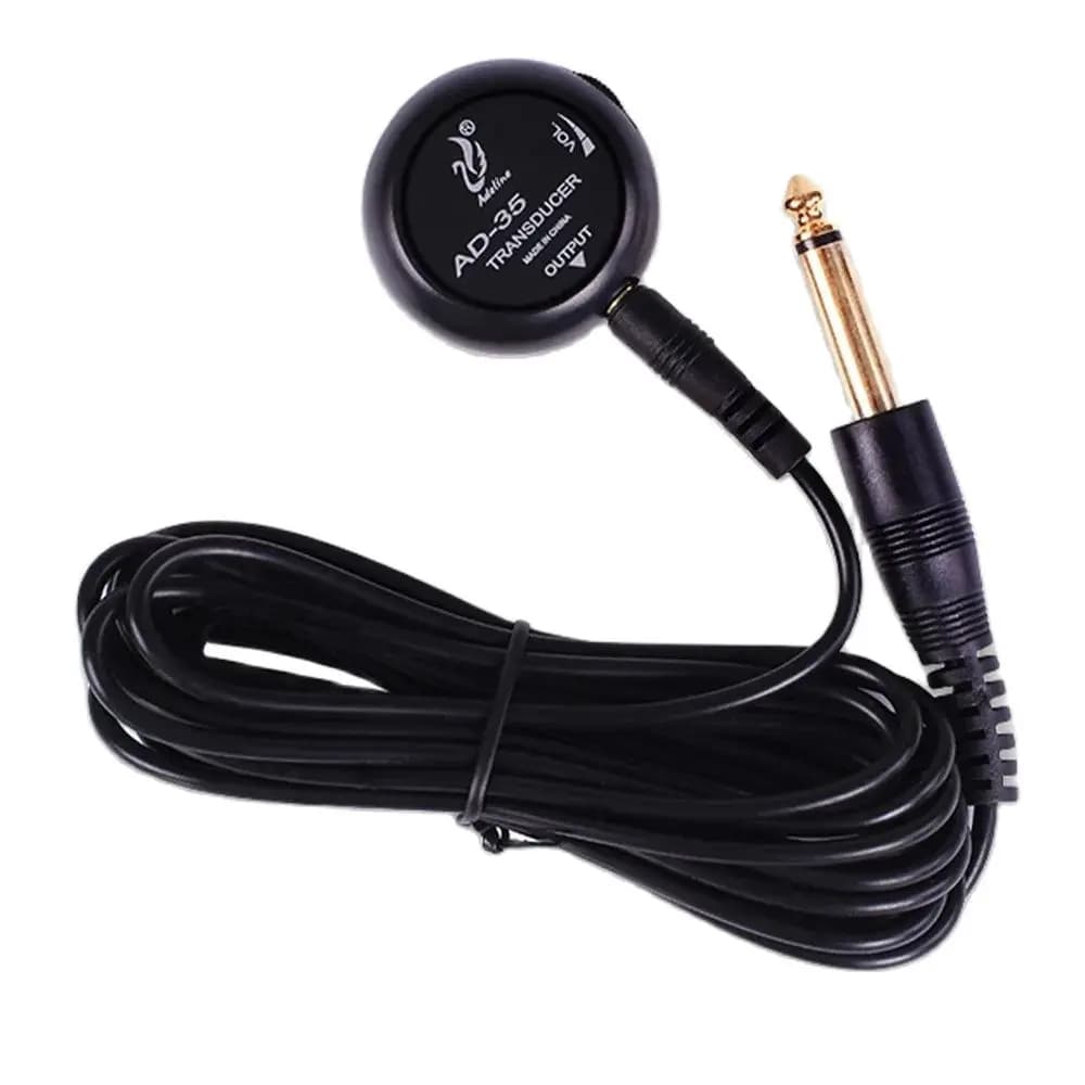 AD-35 Mini Amplificatore Piezoelettrico con Trasduttore Acustico per Chitarra, Ukulele, Violino, Violoncello, Banjo