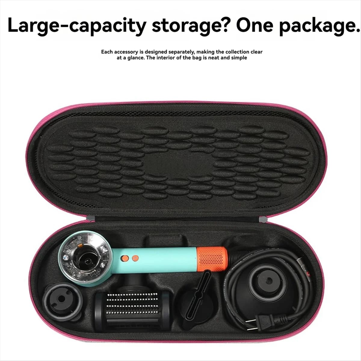 AT59 Suitable for Dyson HD01-HD16 Storage bag for hairdryer Portable storage box Hair plate Bigodino Protective cover