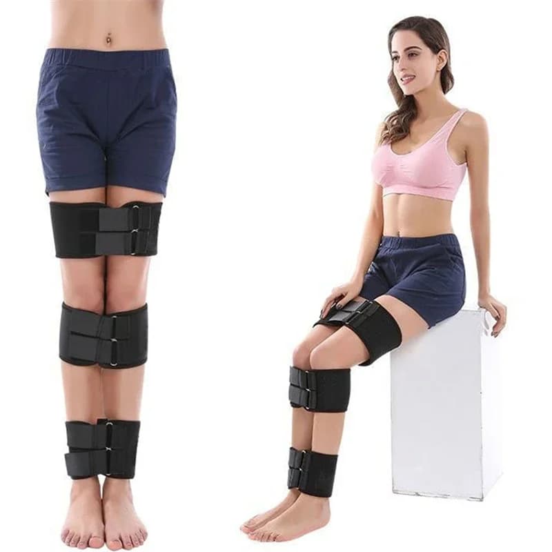 3 Pz/set Tipo O/X Gamba Incorporata Ginocchio Gambe Cinture di Correzione Fascia Gamba Correttore di Postura Cinghia Efficace Regolabile Cintura di Bellezza Gamba