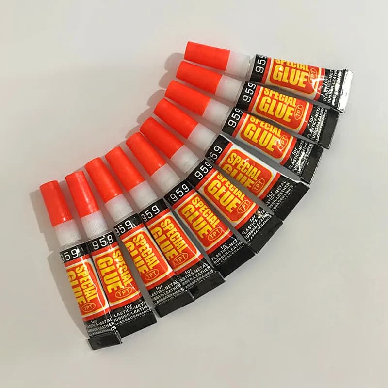 10 pz Colla Super Liquida 502 Forte Legame Schermo Del Telefono Vetro Metallo Ceramica Legno Gomma Forniture Per Ufficio Strumento Adesivo di Riparazione Domestica