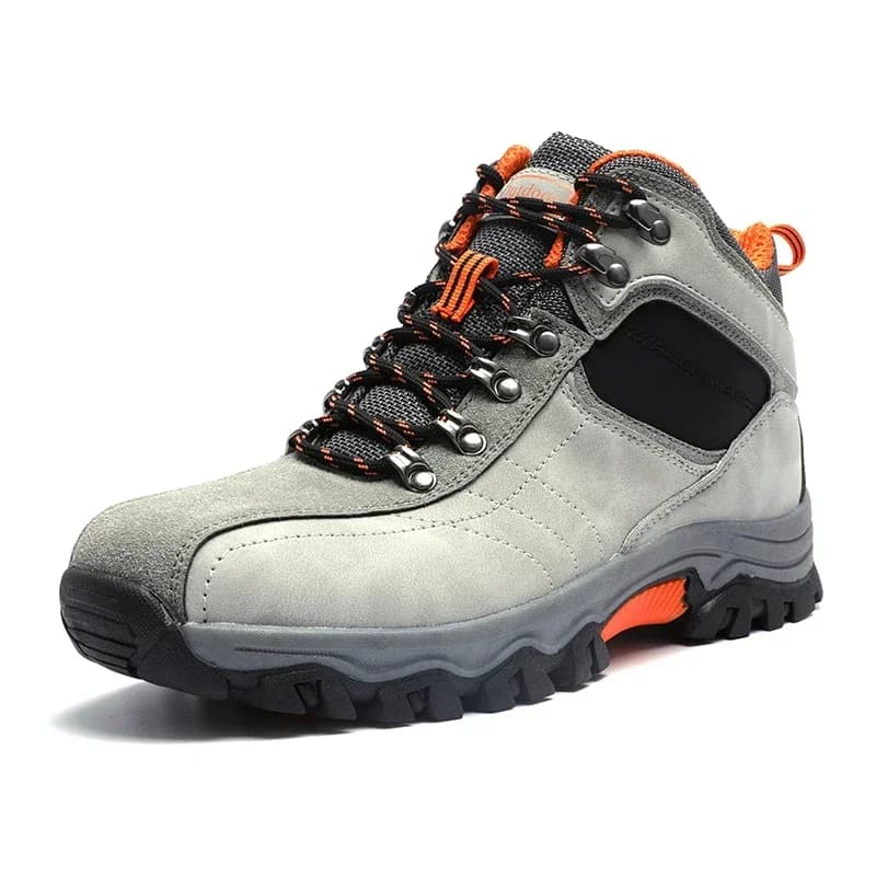 Scarpe da uomo Stivali alti Stivali da trekking all'aperto Stivali militari da combattimento tattici antipioggia da trekking in pelle scamosciata da uomo