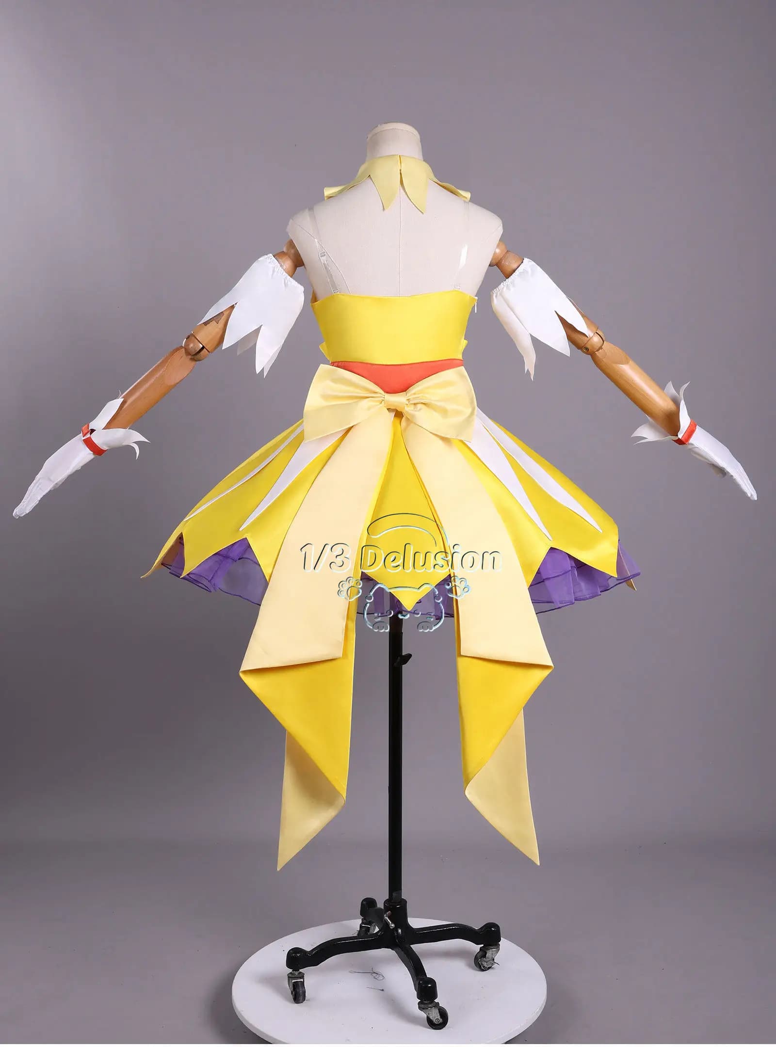 Costume da Cosplay Pretty Cure Kirara Amanogawa, Abito da Principessa per Spettacoli, Travestimento per Halloween e Natale per Donne