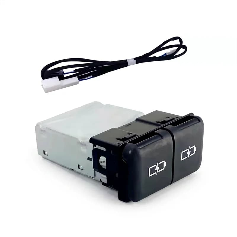 Car Charger Type-C PD Quick Charge Auto Phone Charging Adapter Button For Camry Avalon Highlander Levin RAV4 Accessories