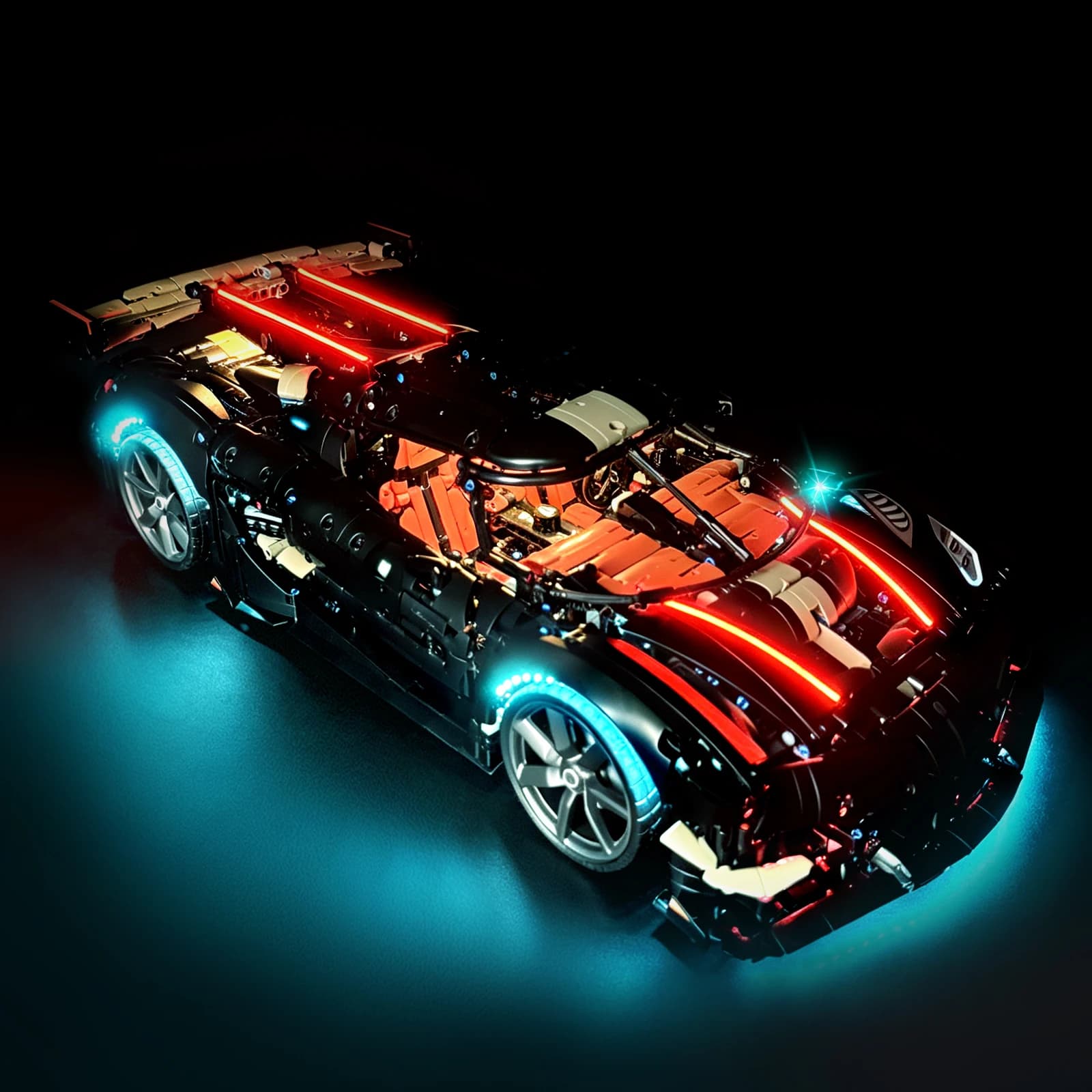 LYBMTWF LED Lighting Kit Compatible with Lego 42232 Koenigsegg Sadair's Spear Megacar Building Blocks (NOT Include Model Bricks)