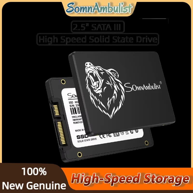 SomnAmbulist SSD Solid State Drive Wholesale Is Suitable for 2.5 Inch Sata3.0 Desktop 512GB Notebook Computer Hard Disk