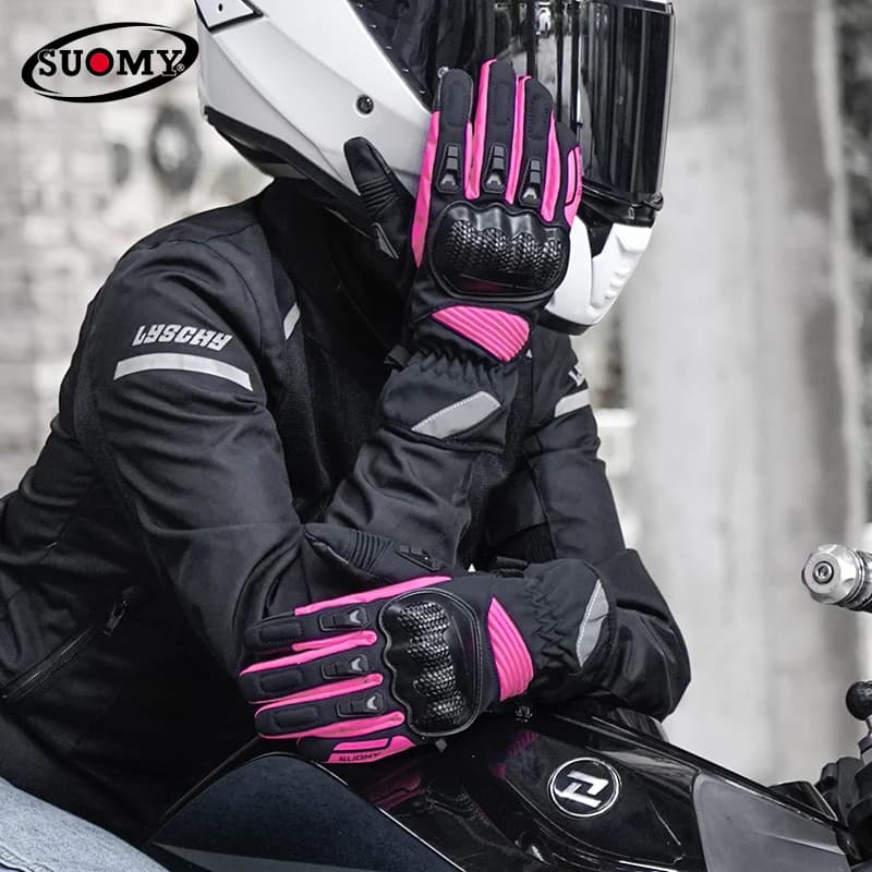 Women's Winter Gloves - Waterproof & Windproof for Motorcycle, Bicycle & Outdoor Work (XS-XXL)