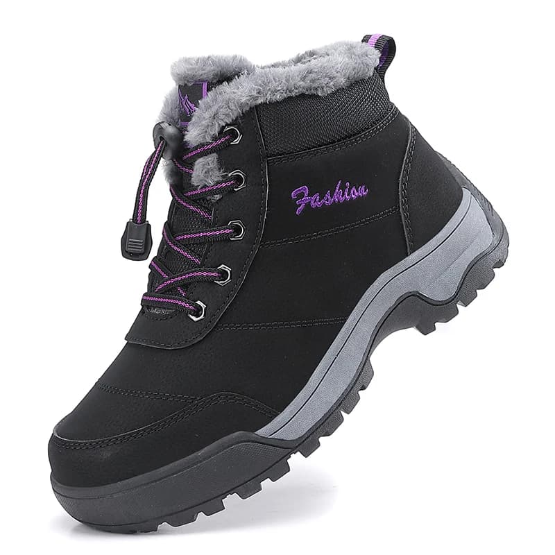Nuovi stivali da trekking da donna 2025 Sneakers impermeabili invernali Peluche caldo da trekking all'aperto Stivaletti da neve Scarpe sportive casual da donna