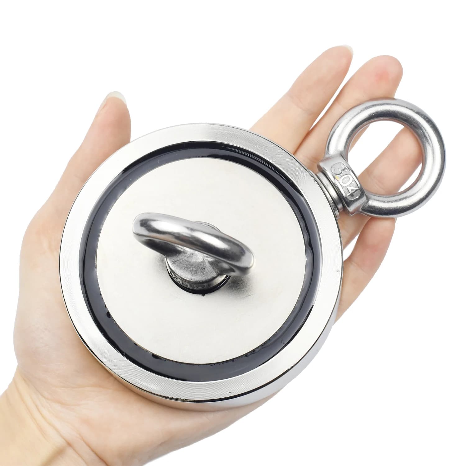 Ventose di sollevamento Magnete al neodimio super resistente Magnete di salvataggio per pesca con vaso Gancio magnetico di sollevamento Magnete per pesca in mare Ricercatore